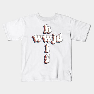 hwlf x wwjd Kids T-Shirt